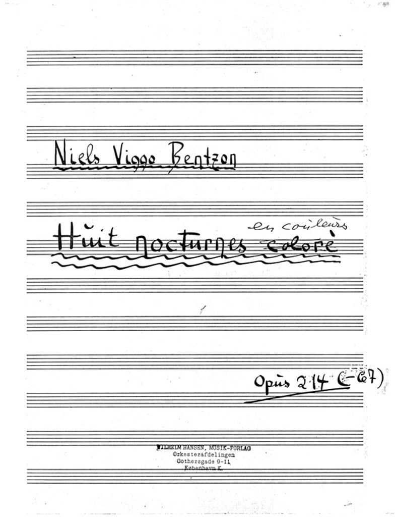 Huit Nocturnes... Op. 214